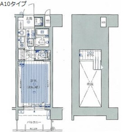 肥後橋駅 徒歩5分 5階の物件間取画像